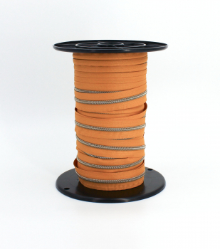 Reißverschluss endlos, metallisiert senf/messing-antik (1m)